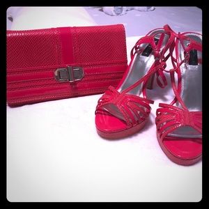 WHBM “HOT” Pink heels